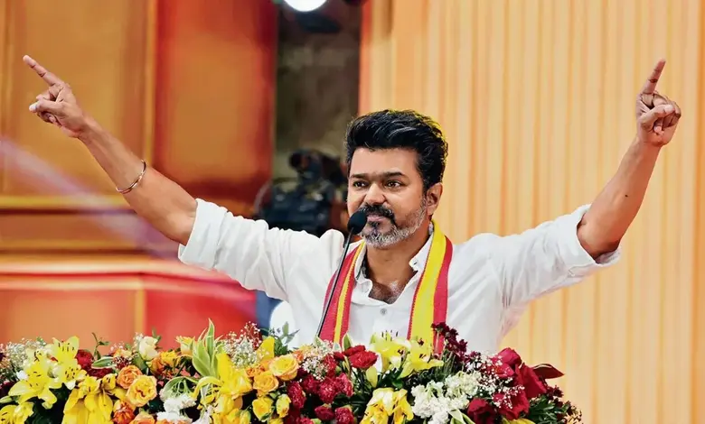 One National One Election Actor Vijay Thalapathy's party protested