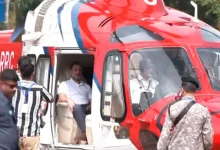 Rahul's helicopter stuck, Congress slams BJP