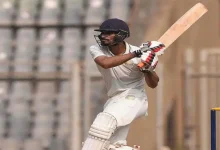 Saurashtra's Chirag Jani misses double century for two runs in Ranji