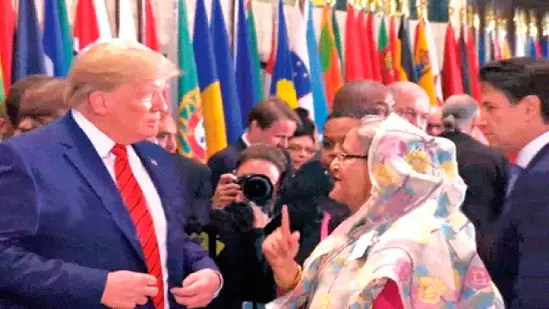 Sheikh Hasina congratulated Donald Trump on his victory