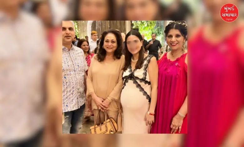 Shraddha Arya and Tina Ambani spotted at a party during Shraddha's pregnancy