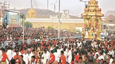 Tension of queue in Tirupati temple over