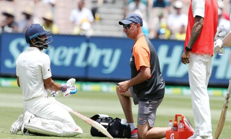 Virat Kohli injured before first test of the Border-Gavaskar Trophy