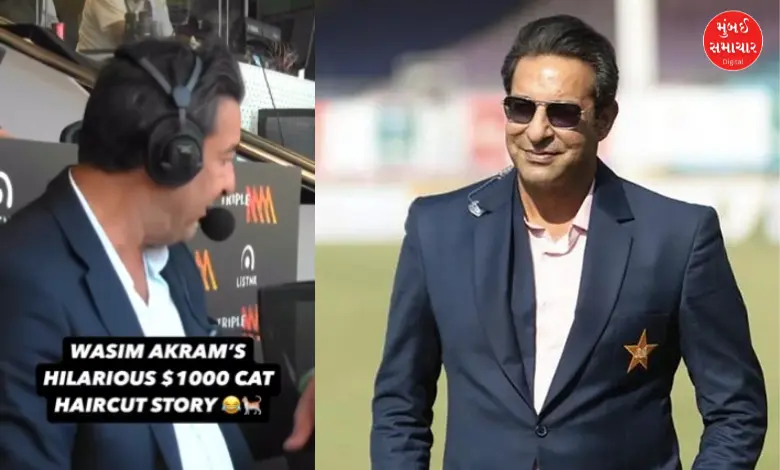 Wasim Akram $1000 paid for cat haircut