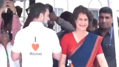 Rahul Gandhi wears I love Wayanad T-shirt during election campaign