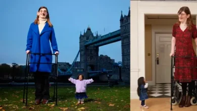 World's tallest woman Rumeysa Geligo meets shortest girl Jyoti Amge