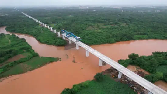 Work of 12 bridges of bullet train corridor completed in Gujarat