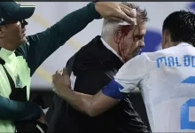 After the football match, the coach of the defeated Mexican team was subjected to such...