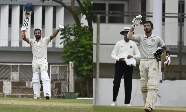 Two triple centuries, record partnership and four-sixes galore: Runs galore in Ranji match