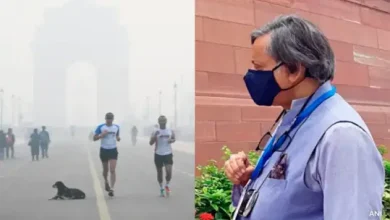 shashi tharoor speaks on delhi air pollution