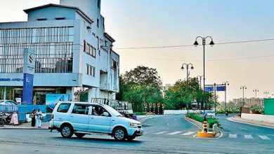 gandhi ashram road closed due to [event/ maintenance