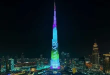 How much does it cost to play a video on Burj Khalifa?