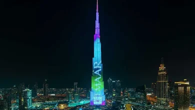 How much does it cost to play a video on Burj Khalifa?