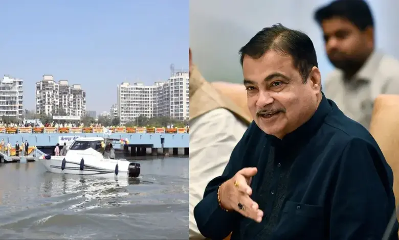 'Reach Navi Mumbai airdrome  successful  17 mins' Nitin Gadkari