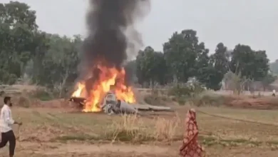 Video: MiG-29 plane crashes in Agra, pilot jumps out to save life