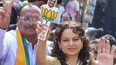 Assembly Election: Actress Kangana campaigned in Nagpur, took part in roadshow