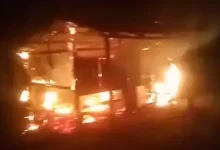 Tense situation in Manipur: Fire in six houses and attack on villagers...