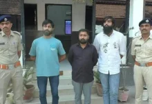 Three arrested for snatching lakhs of cash, mobile and bullets from a young man in Morbi