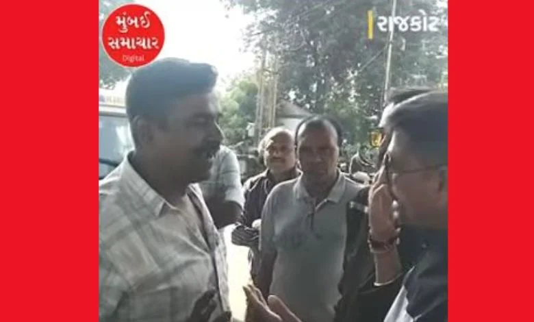 Viral video of drunkard in Rajkot