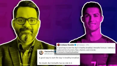 Ronaldo slammed for by Indian doctor for a healthy breakfast post