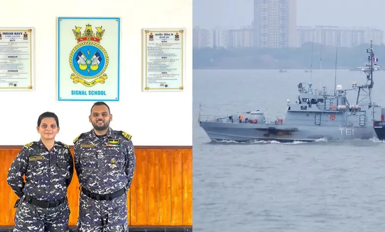 For the first time in the history of the Indian Navy, a pair of siblings will create history