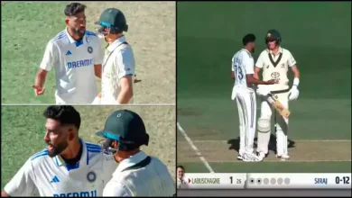 kohli puts off bails as siraj and marnus clash