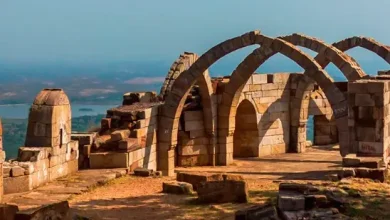 Tourists exploring Champaner, a historical site in Gujarat