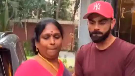 virat kohli looks frustrated taking selfie with fan