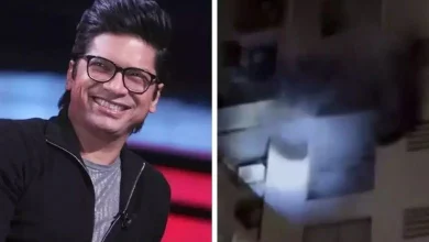 A massive fire broke out in the building of film singer Shaan, know what is the singer's condition?