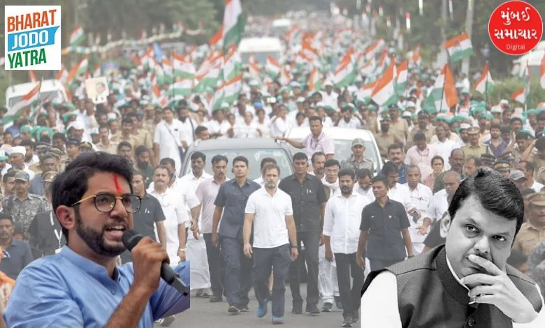 Aaditya Thackeray criticizes Fadnavis over Bharat Jodo Yatra"