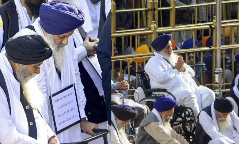 Akali Dal chief seen cleaning utensils and shoes, punished for this mistake