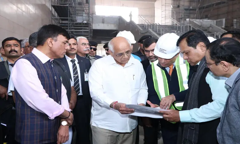 Chief Minister Bhupendra Patel reviews National Maritime Heritage Complex