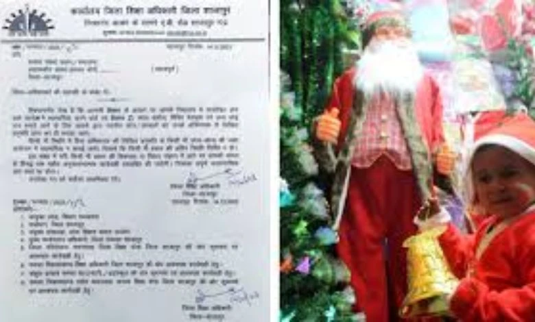 Children cannot be made to wear Santa Claus costumes! This state government has issued an order