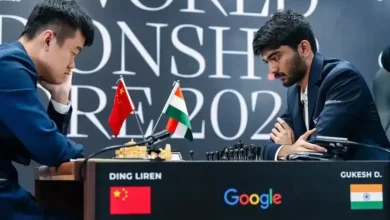 D. Gukesh-Ding Liren.... 9th game in draw, still equal with 4.5-4.5 points