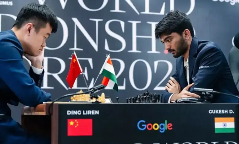 D. Gukesh-Ding Liren.... 9th game in draw, still equal with 4.5-4.5 points