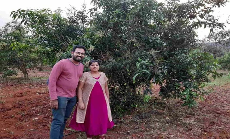 The couple gave up a career in the IT sector and enriched farmers through organic farming