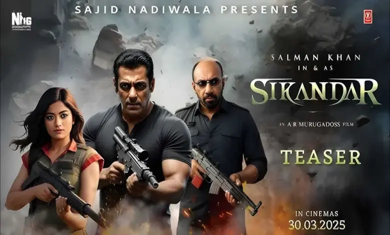 Film Sikandar Teaser Release Salman Khan In action scene