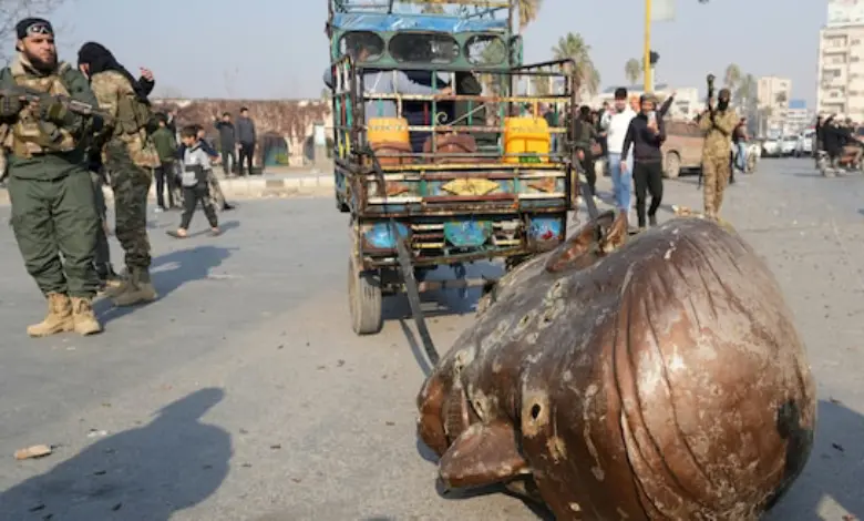 like Bangladesh Statues of Bashar al-Assad's father demolished in Syria