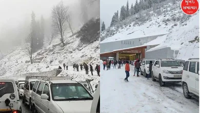 Himachal Pradesh: Tourists stranded due to heavy snowfall in Manali, 1000 vehicles stuck in Atal Tunnel causing traffic jam