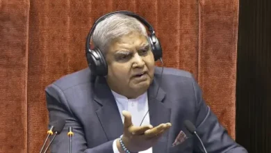 Uproar no confidence motion RS Speaker Dhankhar slams Congress