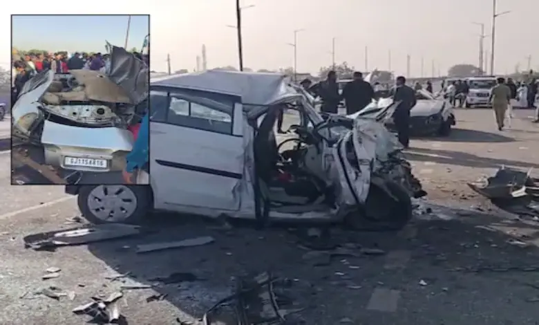 Serious accident on Junagadh highway, seven people died tragically