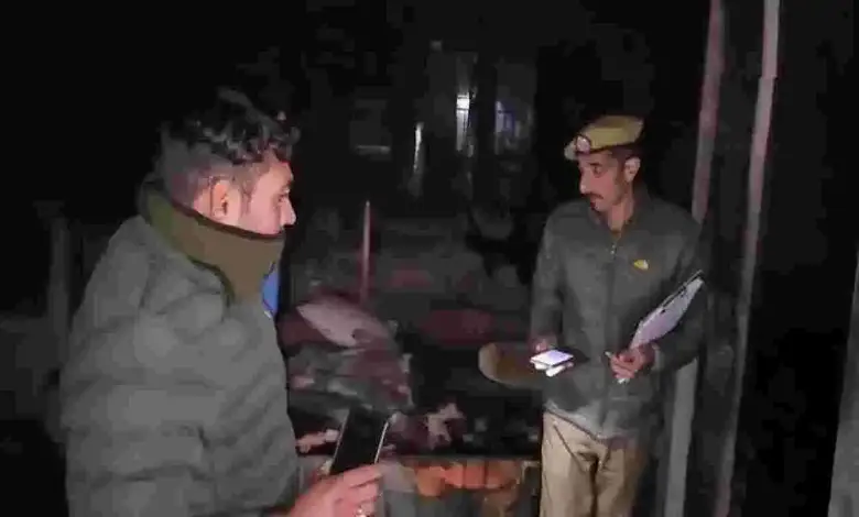 fire in Retierd DSP house Kathua six people died four injured