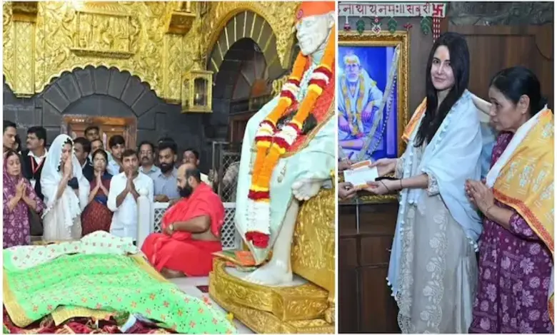 Katrina went to Shirdi to visit Sai Baba with her mother-in-law