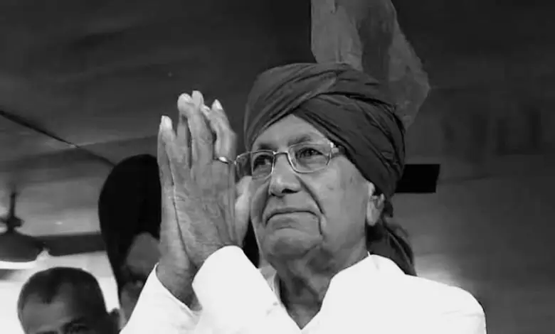 om prakash chautala passed away in gurugram