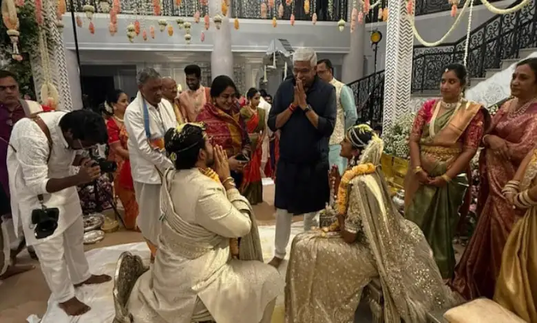 Pictures from PV Sindhu and Venkat Dutta wedding in Udaipur