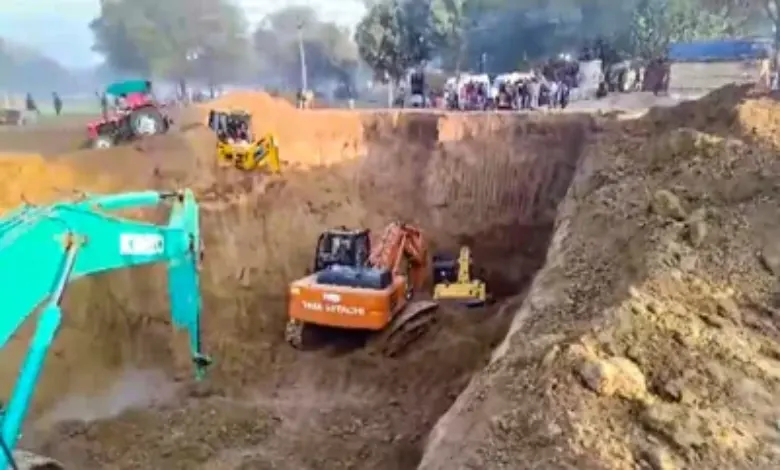 Death of a child trapped in borewell in Rajasthan