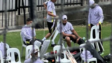 IND vs AUS test match Rohit Sharma injured during practice