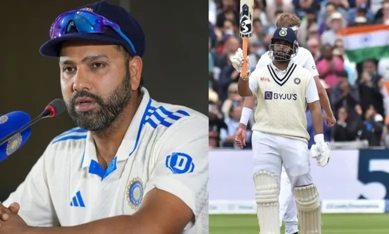 Rohit Sharma criticizes Rishabh Pant