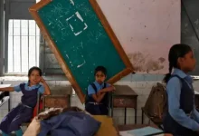 Shortage of teachers government school Surendranagar Thangadh students upset