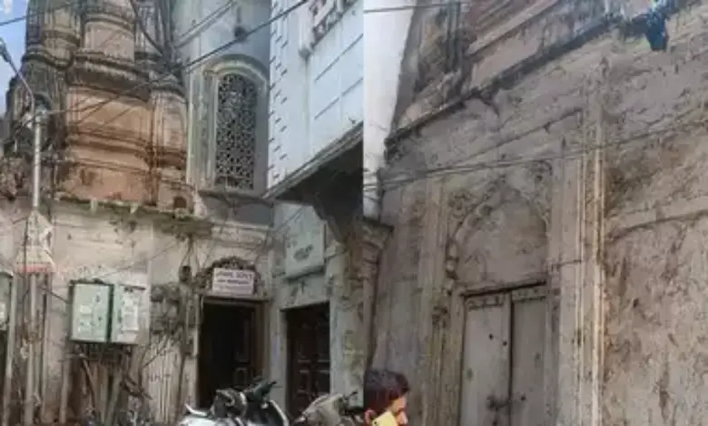 after sambhal now 250 years old temple found in varanasi muslim area